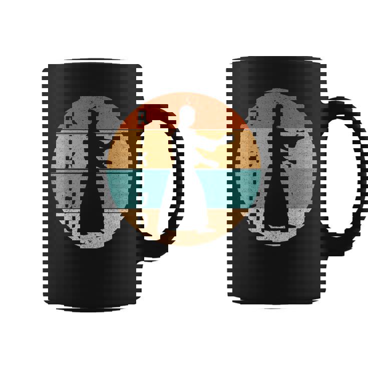 道場開業医のためのビンテージ合気道武道デザイン。 コーヒーマグ