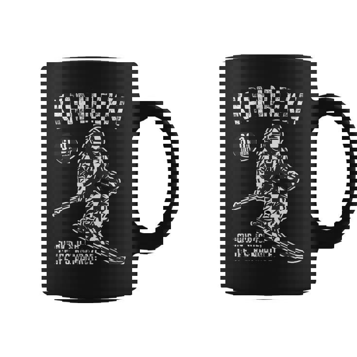 還暦祝い スキー好き 雪好き 父 母 男性 女性 60歳お祝いnow's Race Life's Embrace コーヒーマグ