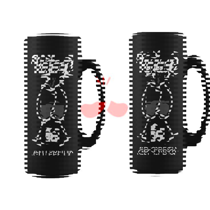 還暦祝い ワイン好き 酒好き 父 母 男性 女性 60歳お祝いintage Aged To Perfection コーヒーマグ