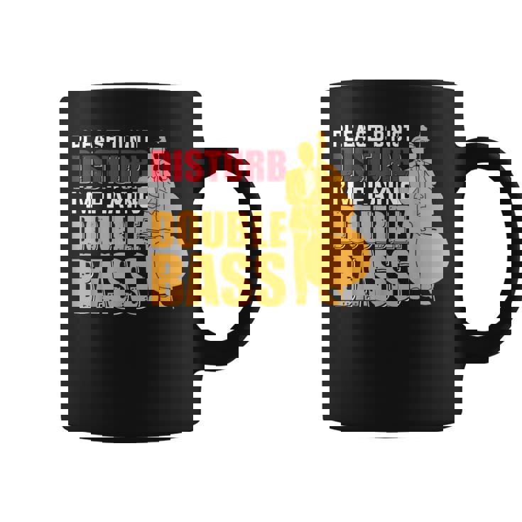邪魔しないでください私はコントラバス奏者です コーヒーマグ