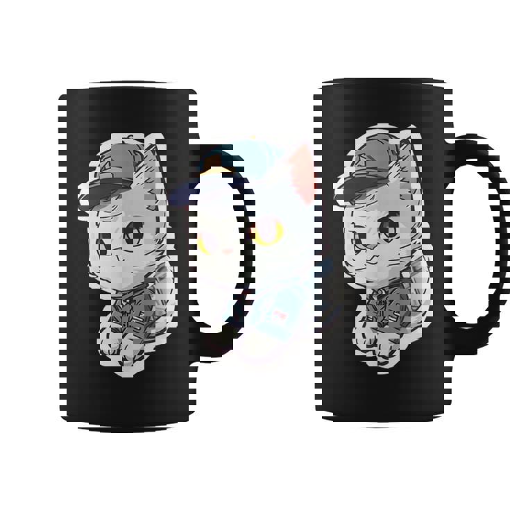 郵便配達員、Dps 配達員の猫を削除 コーヒーマグ