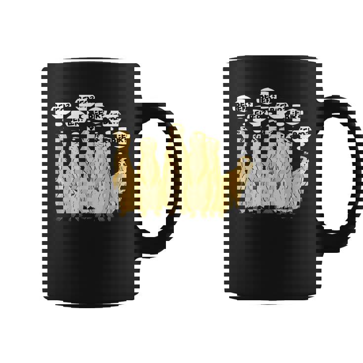 野生動物のミーアキャットアルコールビール コーヒーマグ