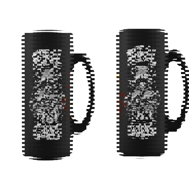 野良ゴミ・ギャング、アライグマ・ファミリーで楽しむ コーヒーマグ