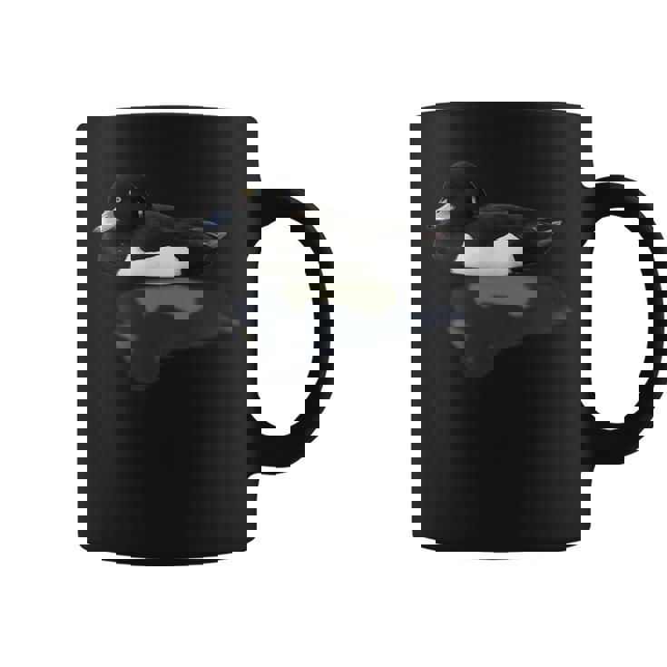 野鳥シリーズ キンクロハジロ コーヒーマグ