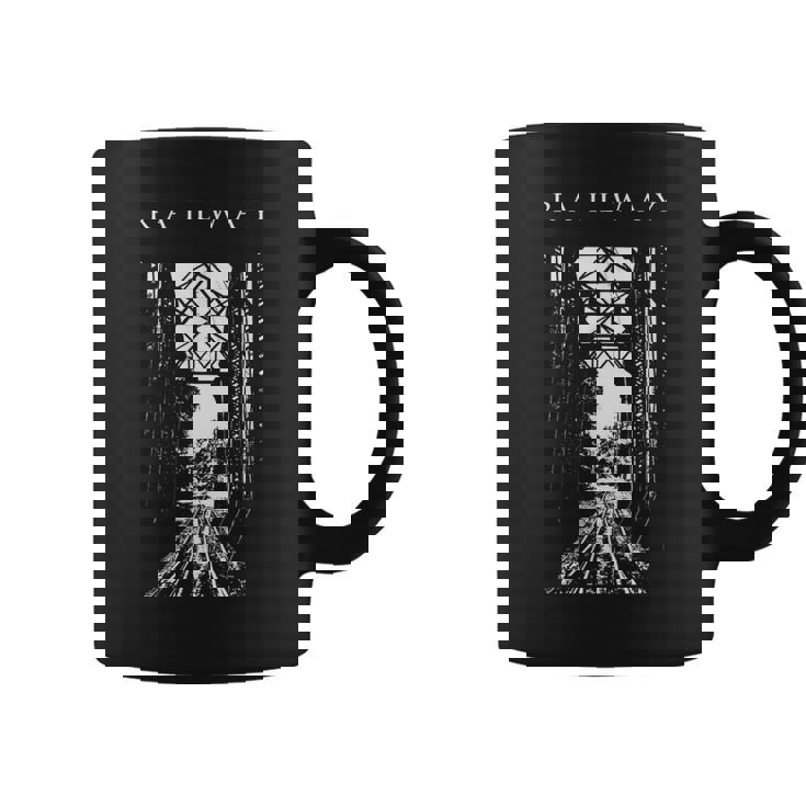 鉄道橋産業ヴィンテージ金属製列車機関車 Railway Train Bridge Industryintage コーヒーマグ