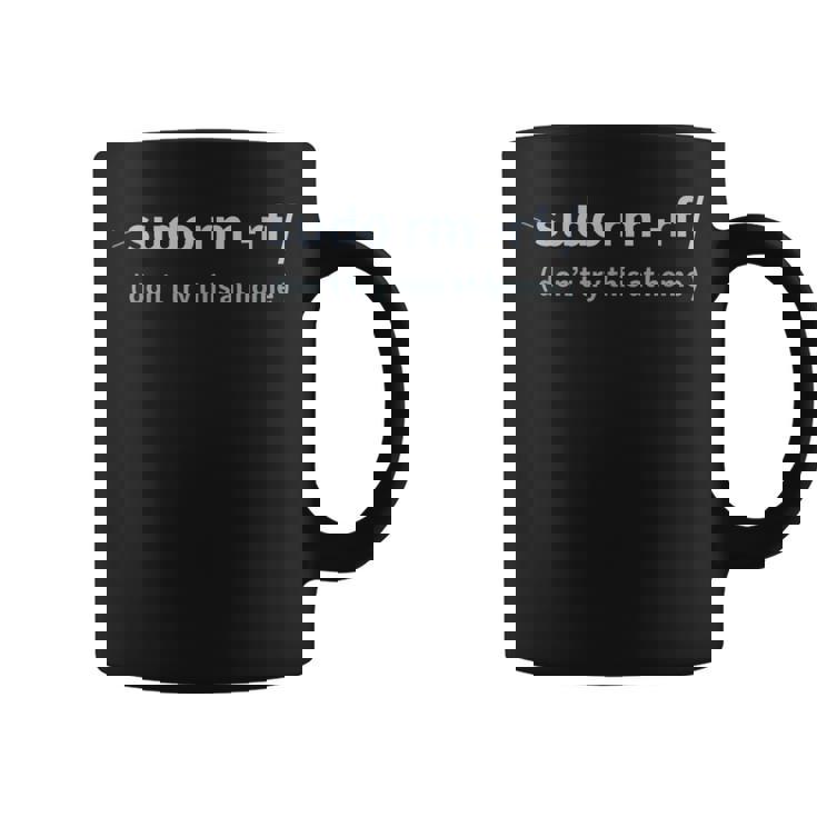 開発者udo Rm -Rf コーヒーマグ