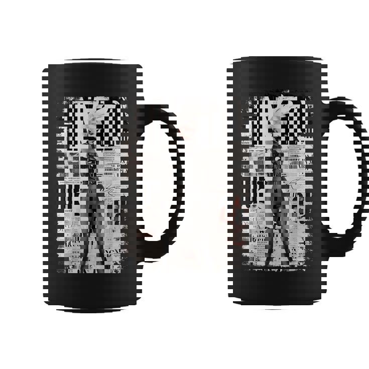 雑誌の表紙ヴィンテージガールバニーコラージュセクシーモデルピンナップ コーヒーマグ