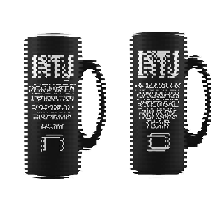 面白い Intj ソーシャルバッテリー 内向的 直感的 パーソナリティ コーヒーマグ