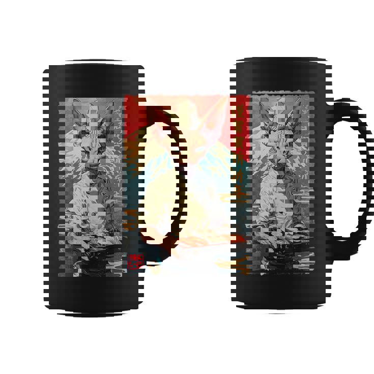 面白い かわいい 和食 アニメ アート スフィンクス 猫 寿司 シェフ コーヒーマグ