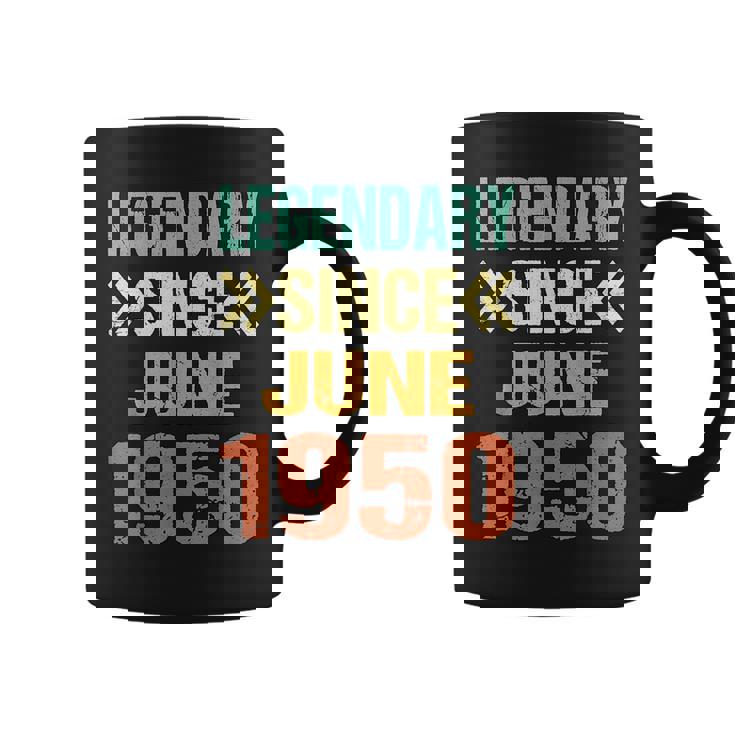 面白い75歳の誕生日 6月生まれの伝説 1950年6月以来 コーヒーマグ