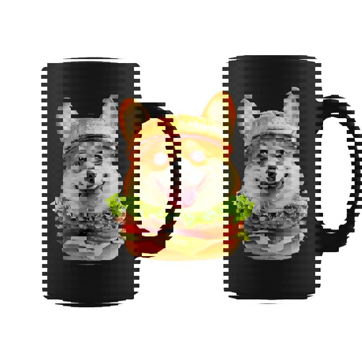 面白いtシャツ コーギー 犬 ハンバーガー メンズ 犬好き グッズ かわいい おもしろ 面白い 服 ネタ コーヒーマグ