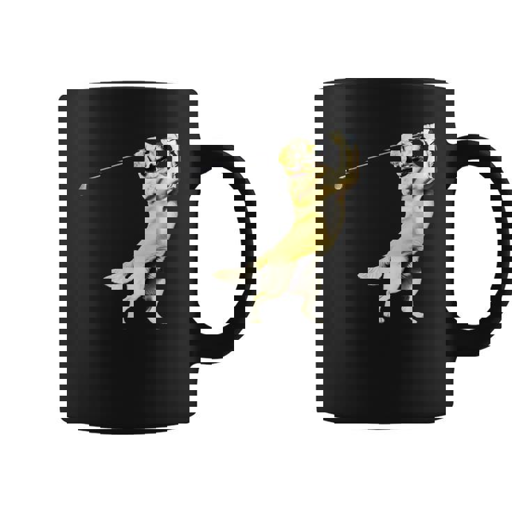 面白いtシャツ ゴールデンレトリバー ゴルフ イヌ メンズ グッズ かわいい おもしろ 面白い 服 ネタ コーヒーマグ