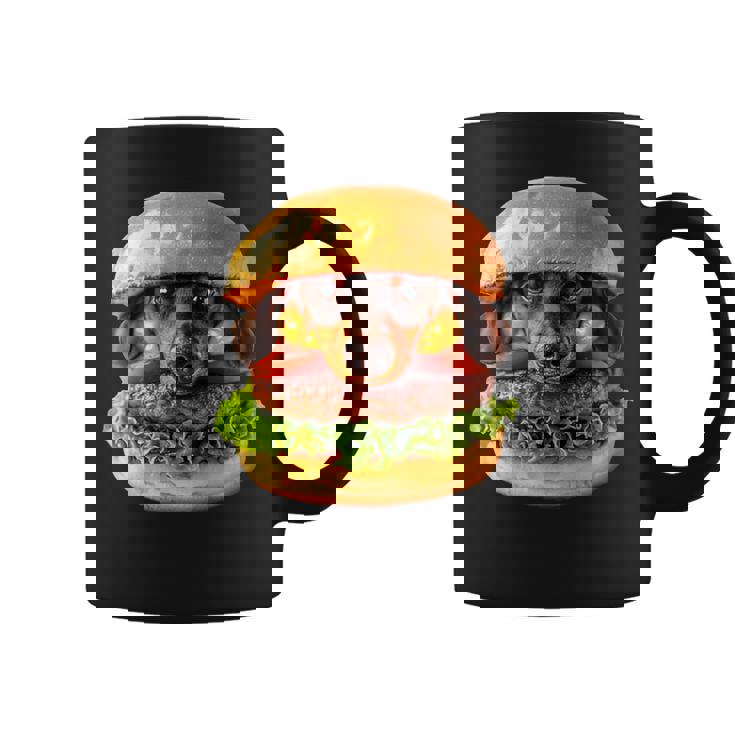 面白いtシャツ ダックスフンド 犬 ハンバーガー メンズ グッズ かわいい おもしろ 面白い 服 ネタ コーヒーマグ