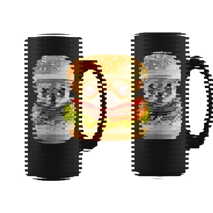 面白いtシャツ チワワ 犬 イヌ ハンバーガー メンズ 犬好き グッズ かわいい おもしろ 面白い 服 ネタ コーヒーマグ