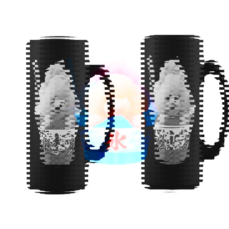 面白いtシャツ トイプードル かき氷 イヌ わんこ メンズ 犬好き グッズ おもしろ 面白い 服 ネタ 夏 コーヒーマグ