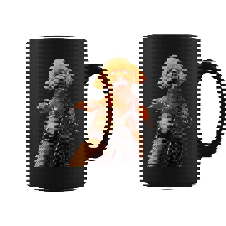 面白いtシャツ トイプードル バイク イヌ メンズ 犬好き グッズ かわいい おもしろ 面白い 服 ネタ コーヒーマグ