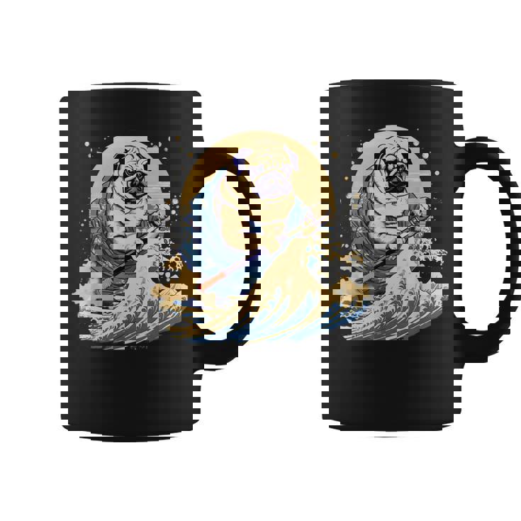 面白いtシャツ パグ 浮世絵 イヌ わんこ メンズ 犬好き グッズ おもしろ 面白い 服 ネタ わんこ コーヒーマグ