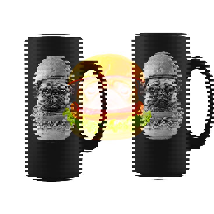 面白いtシャツ パグ 犬 ハンバーガー メンズ 犬好き グッズ かわいい おもしろ 面白い 服 ネタ コーヒーマグ