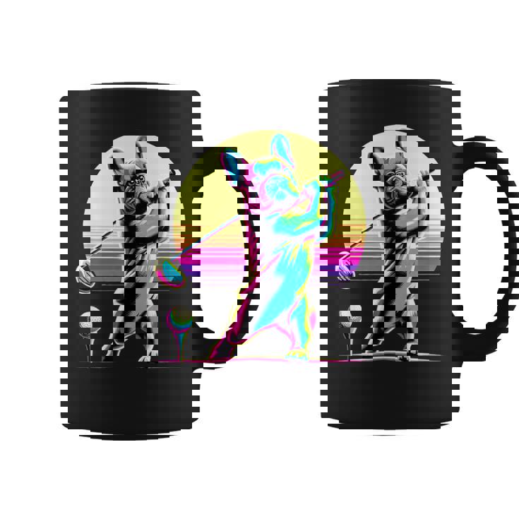 面白いtシャツ フレンチブルドッグ ゴルフ イヌ メンズ 犬 グッズ かわいい おもしろ 面白い 服 ネタ コーヒーマグ