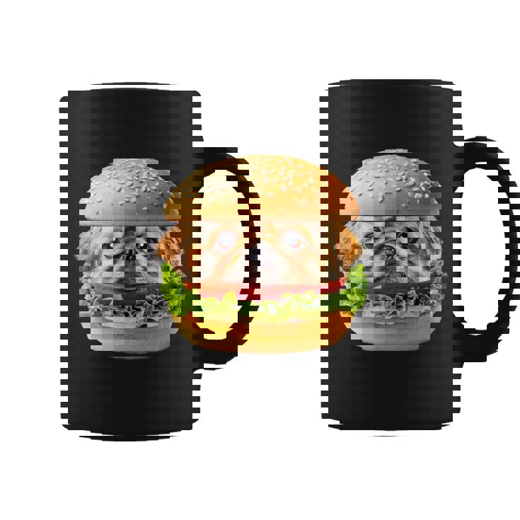 面白いtシャツ ペキニーズ 犬 イヌ ハンバーガー メンズ グッズ かわいい おもしろ 面白い 服 ネタ コーヒーマグ