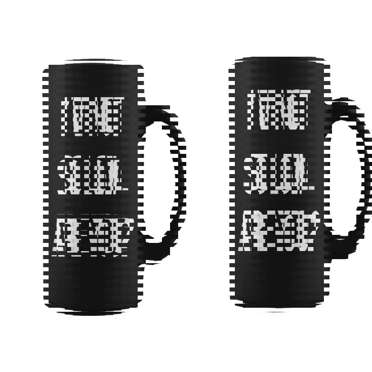 面白いtシャツ 下ネタ 文字 ダジャレ メンズ おもしろtシャツ ジョーク 男性用 英語 I'm Noto Low コーヒーマグ