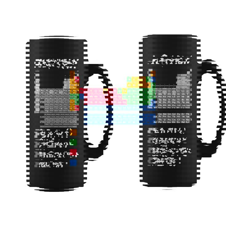 面白いtシャツ 周期表 化学 ネタ 服 おもしろ 元素 オリジナル メンズ ネタ 科学 理系 コーヒーマグ