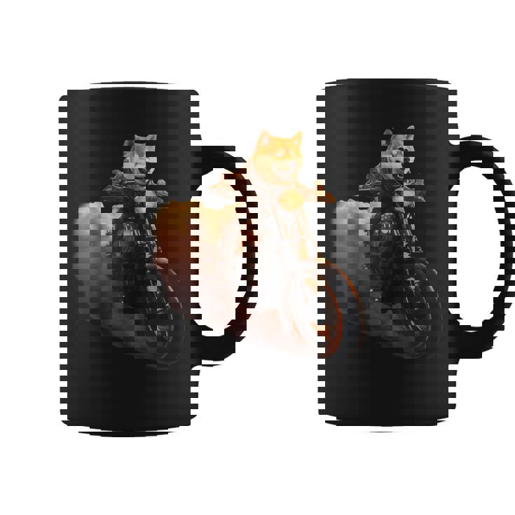 面白いtシャツ 柴犬 バイク イヌ わんこ メンズ 犬好き グッズ かわいい おもしろ 面白い 服 ネタ コーヒーマグ