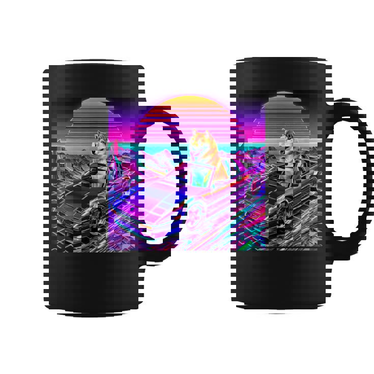 面白いtシャツ 柴犬 車 イヌ わんこ メンズ 犬好き グッズ かわいい おもしろ 面白い 服 ネタ コーヒーマグ