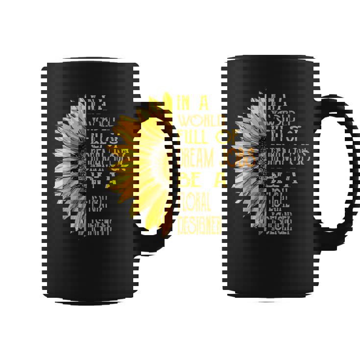 面白いひまわり柄シャツ 花柄デザイナーシャツ コーヒーマグ