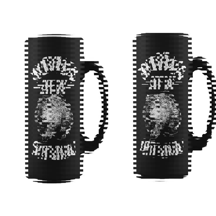 面白いウォンバットギフトクールウォンバットは私の精神動物愛です コーヒーマグ