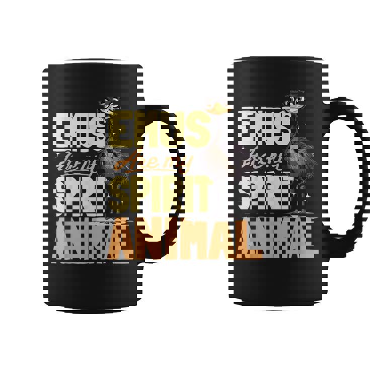 面白いエミューアニマルemus Are Mypiritアニマル。 コーヒーマグ