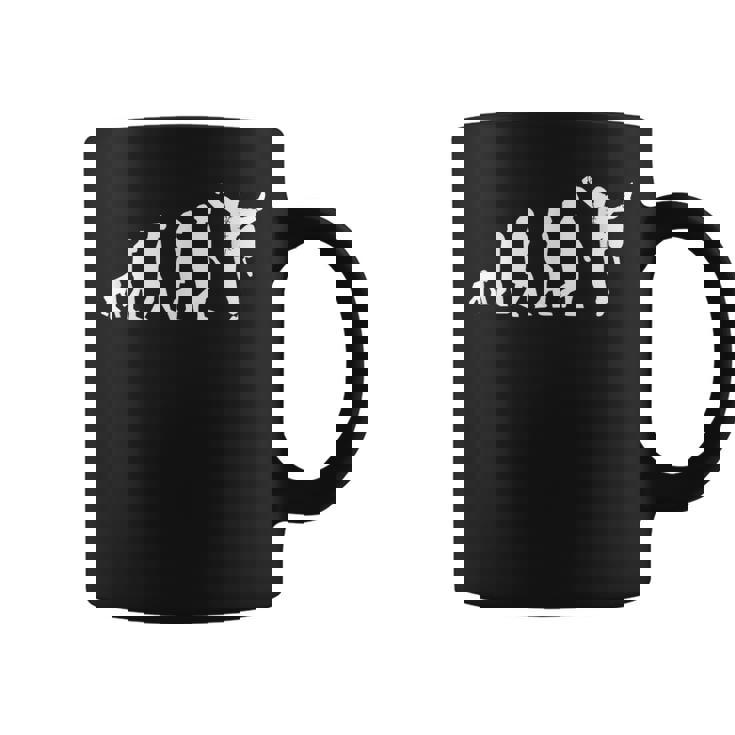 面白いカンフー太極拳進化デザイン 気功ファン用 コーヒーマグ