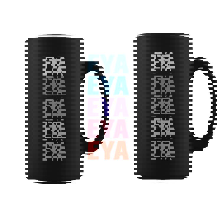 面白いギフト名 Eya 名前入り コーヒーマグ