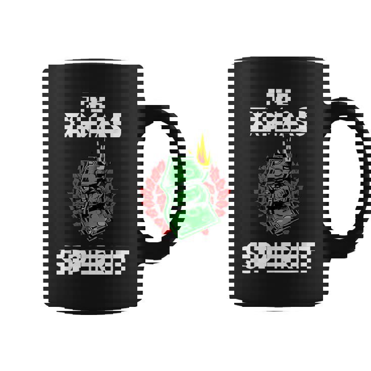 面白いクリスマス「The Xmaspirit」グラフィック コーヒーマグ