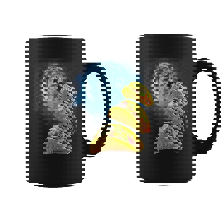 面白いタコスシャツ – タコス好きのタコスハウリングアットザムーン コーヒーマグ