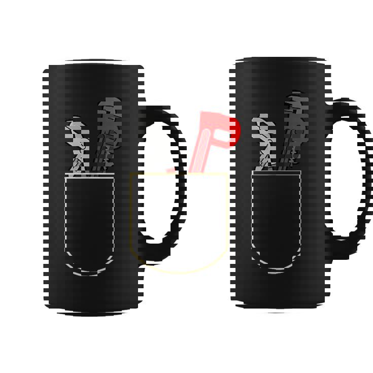 面白いパイプレンチ ポケット入り ギフト 配管工ポケット コーヒーマグ