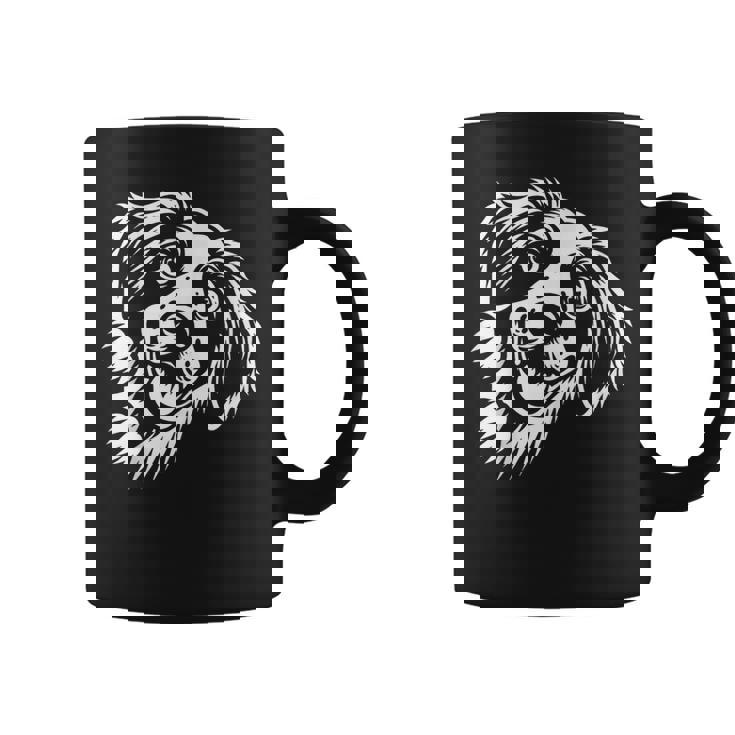 面白いブリタニー スパニエル犬のぞくグラフィック デザイン コーヒーマグ