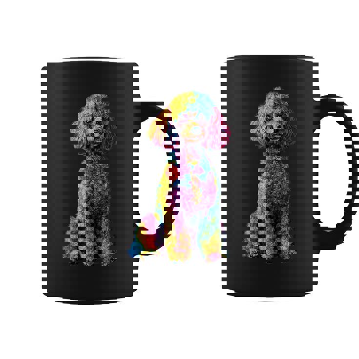 面白いプードル犬 動物愛好家 犬の飼い主 プードル犬 Poodle Animal Lover Dog Owner コーヒーマグ