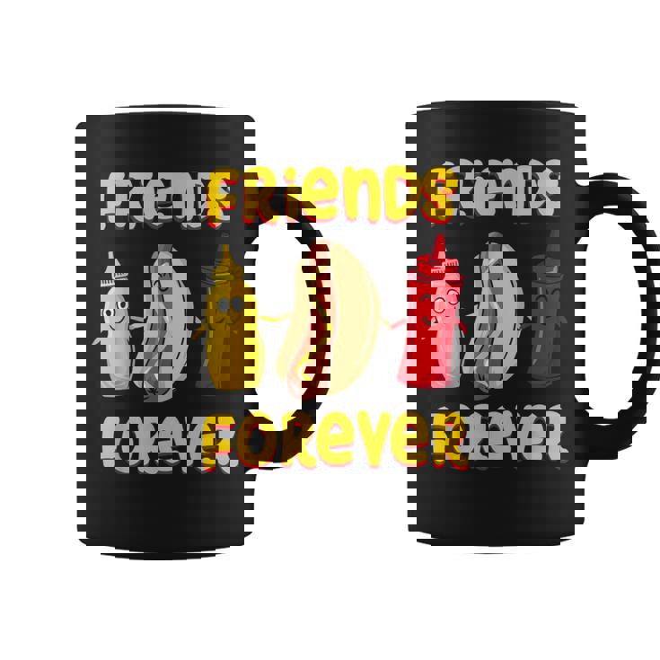 面白いホットドッグソーセージ ケチャップ&マスタード I ホットドッグ コーヒーマグ