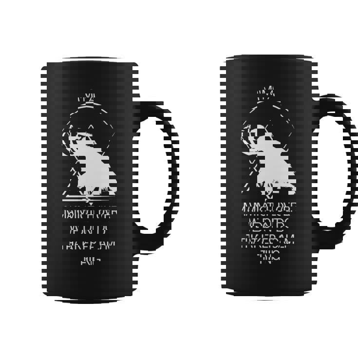 面白いマムート石器時代の氷河期デザイン 先史時代のデザイン 長袖tシャツ コーヒーマグ