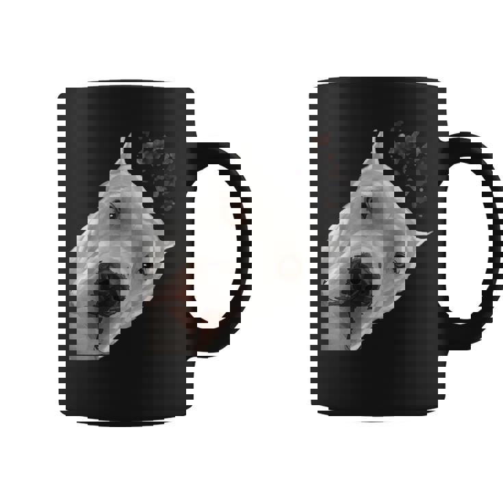 面白い好奇心旺盛な犬ドゴアルヘンティーノ コーヒーマグ