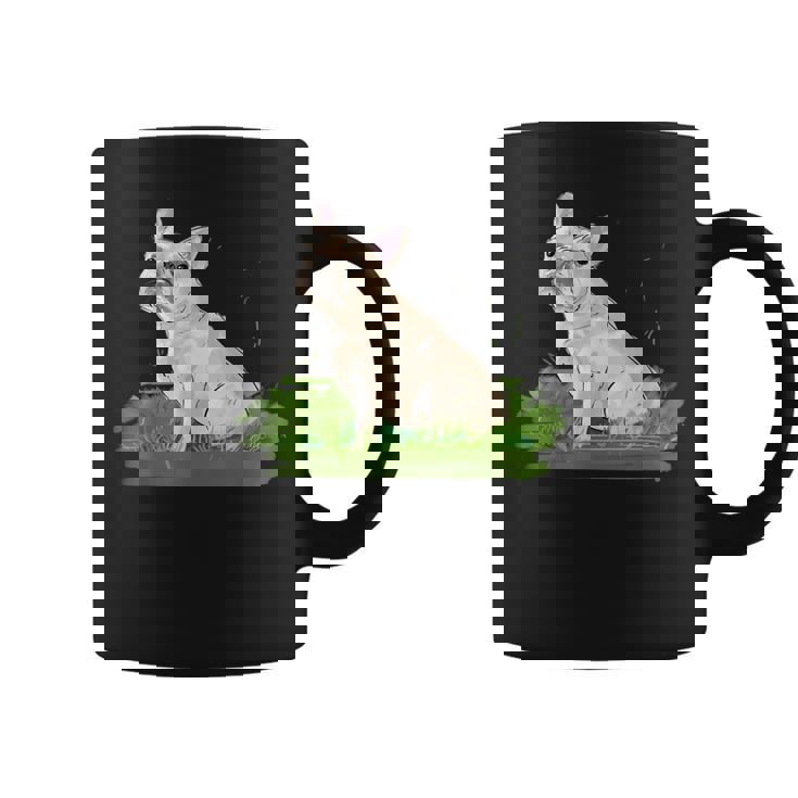 面白い手描きの犬-フレンチブルドッグ愛好家の贈り物 French Bulldogs Lovers コーヒーマグ