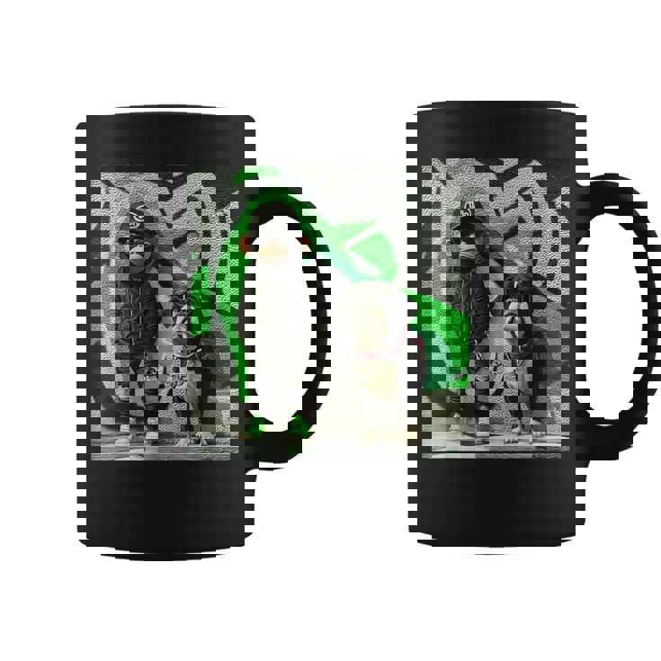 面白い猿と犬のグラフィックストリートウェアクールなデザイン 男性用 コーヒーマグ