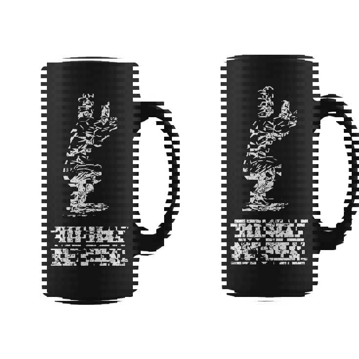 面白い野球選手キャッチャー ヴィンテージを盗んではなりません コーヒーマグ