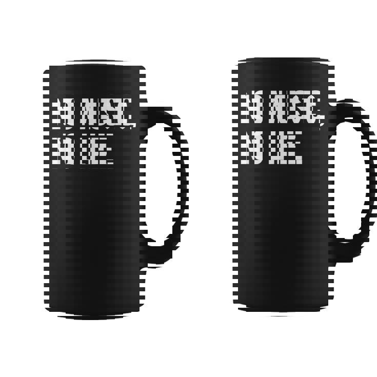 音楽家や音楽愛好家へのno Music No Life ギフト コーヒーマグ