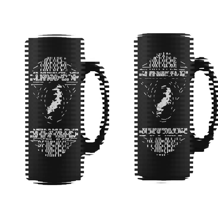 頭の中でイモリを撫でている コーヒーマグ