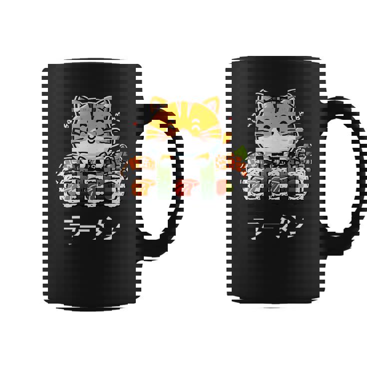 食べ物好きのためのかわいい日本のかわいい猫寿司 コーヒーマグ