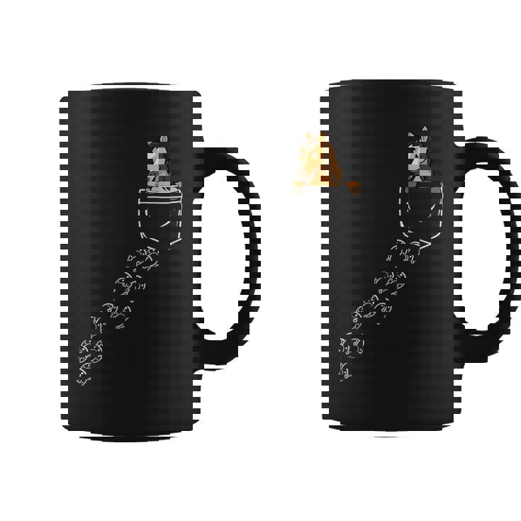 馬好き乗馬ポケット馬 コーヒーマグ
