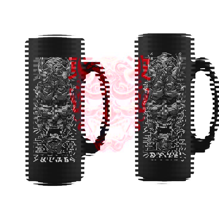 鬼マスク フェイス 妖怪 悪魔 般若 日本 鬼マスク コーヒーマグ