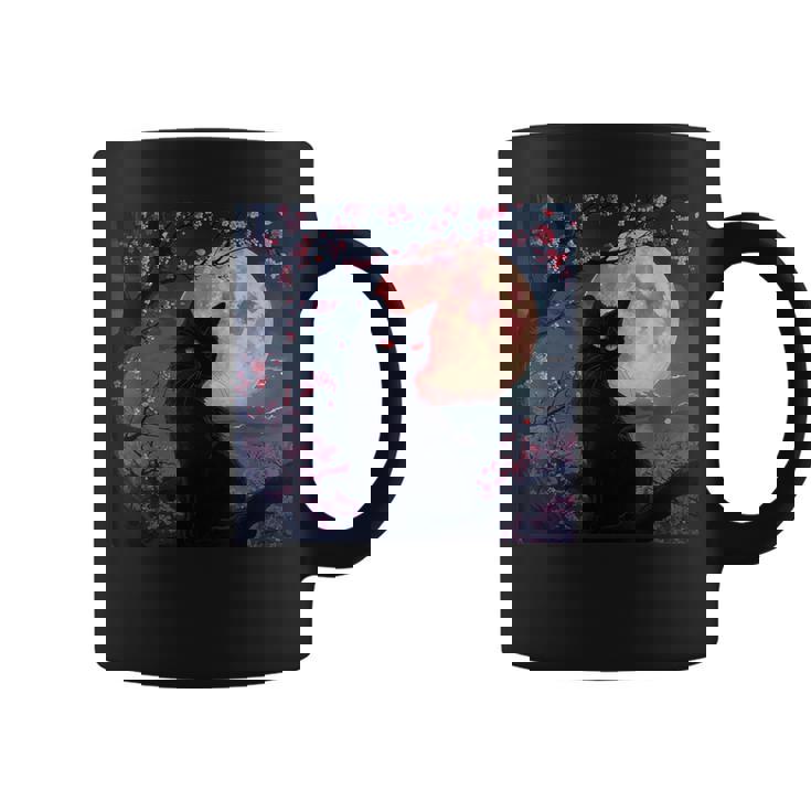 魅惑の赤い月 コーヒーマグ